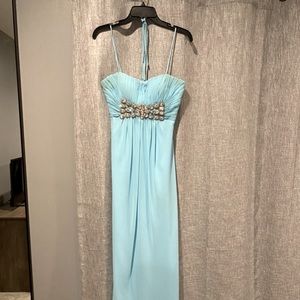 Light Blue Prom Dress Gown
